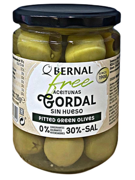 Оливки Bernal Gordal без кісточки гіганти 436г Іспанія
