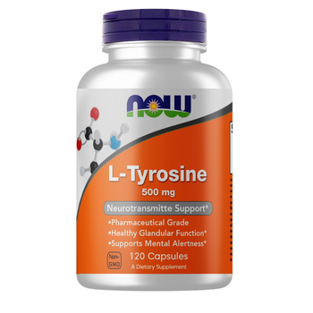 Тирозин L-Tyrosine Now Foods, 500 мг