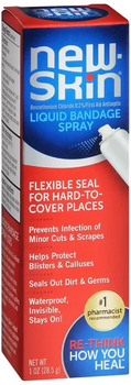 Рідкий пластир спрей New Skin Liquid Bandage Aerosol Spray Водостійкий, натуральні інгредієнти 28,5г