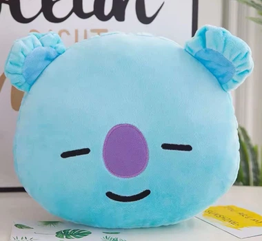 М'яка Іграшка Коала Коя BT21 Плюшева Подушка KOYA ARMY персонаж BTS 36 см Блакитний (01350)