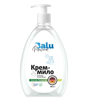 Жидкое крем-мыло Balu Алоэ вера-Зеленый чай флакон с дозатором 600 мл