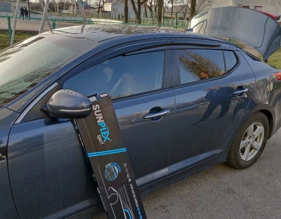 Ветровики (4 шт, Sunplex Sport) для Kia Optima 2010-2016 гг