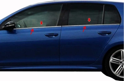 Volkswagen Golf 6 Молдинг стекла из нержавеющей стали (4 шт) Carmos