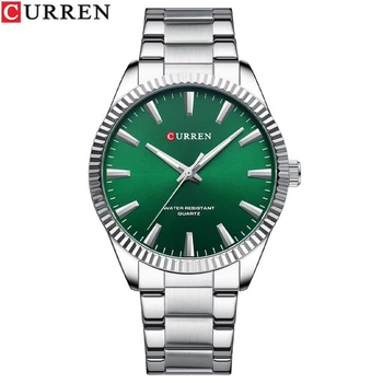 Наручний годинник Curren 8425 Silver-Green