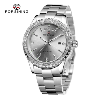 Мужские наручные часы 6919 Silver-Silver Forsining 000319761