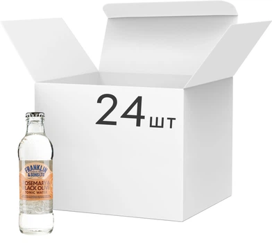 Упаковка напою безалкогольного середньогазованого Franklin & Sons Rosemary & Black Olive Tonic 0.2 л х 24 шт (5032678006546_N)