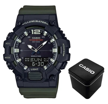 Мужские часы Casio HDC-700-3A Черные (AT1141-0086)