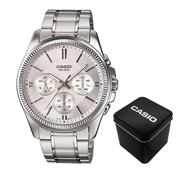 Чоловічий годинник Casio MTP-1375D-7A Сріблястий ( AT1141-0054 )