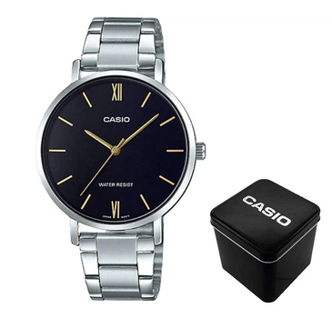 Женские часы Casio LTP-VT01D-1B Серебристые ( AT1141-0098 )