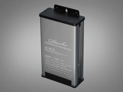 Блок питания для LED ленты Diasha 12V 600W IP44 50А