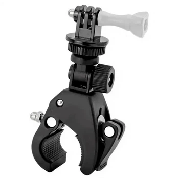 Универсальный зажим КРАБ для экшн-камер GoPro DJI Action Insta360 крепление зажим на мото вело руль трубу (30073)