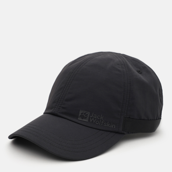Кепка Jack Wolfskin Strap Cap One Size Чорна (4064993709834)