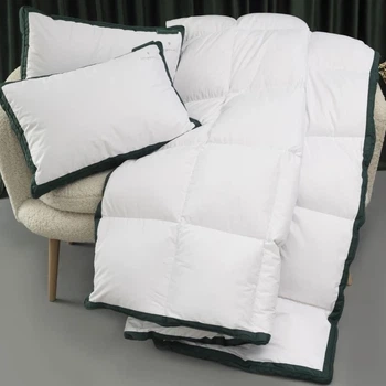 Набір MirSon №10015 Imperial Satin Luxe Ковдра літня Євро 200х220 Thinsulate + Дві подушки 50х70 (2200010811162)