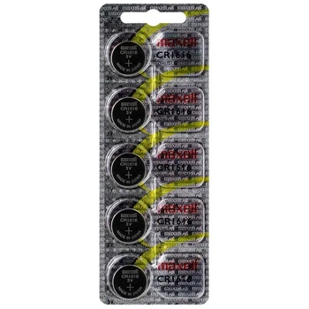 Батарейка літієва MAXELL CR1616 lithium NEW EUROPE 5BL