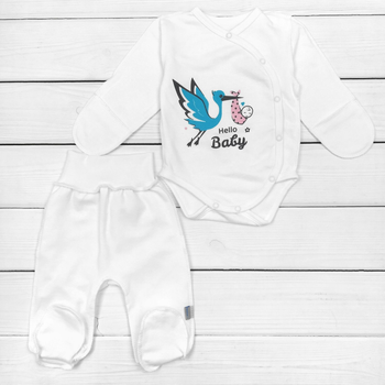 Комплект до пологового будинку з начосом Hello Baby 56 см Молочний