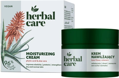 Крем для лица Farmona Herbal Care Увлажняющий Фитиновая кислота и алоэ вера 50 мл (5900117982792)