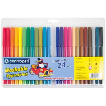 Фломастери Centropen 24цв. 7790/24