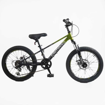 Велосипед двоколісний спортивний Corso CM-91254 «Camaro» (колеса Ø20"/резина, рама: 11"/магній, швидкостей: 7, обладнання Shimano)