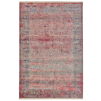 Ковер винтаж SEVEN DAYS 0181 1.6 x 2.35 м. Розовый прямоугольник