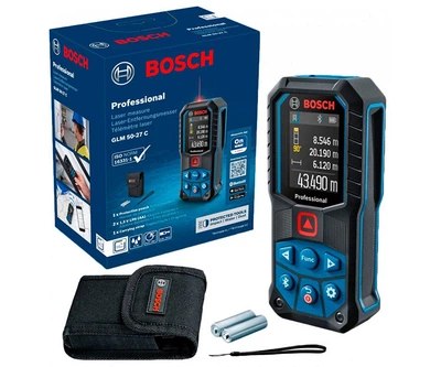 Лазерный дальномер Bosch GLM 50-27 C (AA 1.5V, 50 м, красный) с функцией Bluetooth (25254)