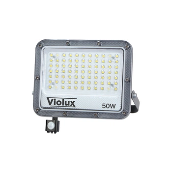 Прожектор LED Violux CARBON-S 50W 5000K 6000lm IP65 з датчиком ( 400232 )
