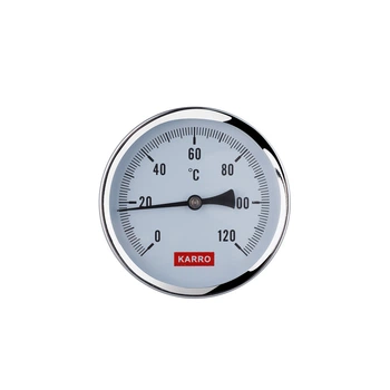 Термометр Karro 1/2" 80 мм 120°С KR-1039