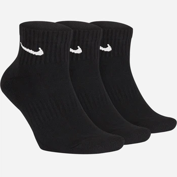 Набор мужских носков коротких хлопковых Nike U Nk Everyday Cush Ankle SX7667-010 38-42 (M) 3 пары (888407234309)