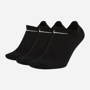 Набор мужских носков коротких хлопковых Nike SX7678-010 U NK EVERYDAY LTWT NS 46-50 3 пары Черный (888407239229)