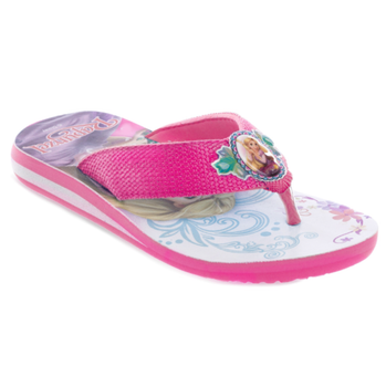 Дитячі в'єтнамки для дівчинки Рапунцель Kito Tangled 4604-1 розмір 32 White-Pink