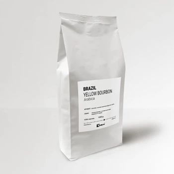 BRASIL YELLOW BOURBON кава в зернах БРАЗИЛІЯ ЖОВТИЙ БУРБОН Арабіка 1 кг Свіжообсмажена зернова натуральна кава
