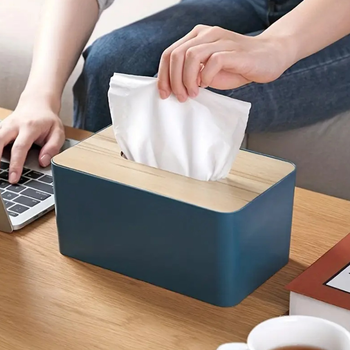 Органйзер для серветок Tissue Bamboo Grand (0483) Синій