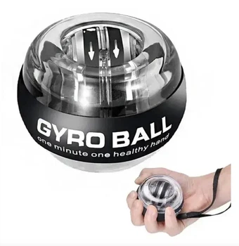 Тренажер для запястья Powerball Gyro Ball для кистей рук Повербол Black