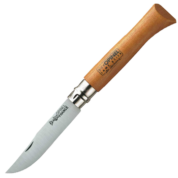 Ніж складний Opinel №12 Carbone (довжина: 280мм, лезо: 120мм), бук