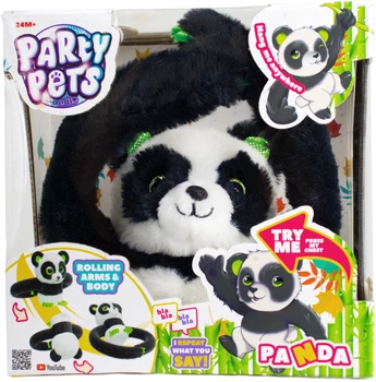 Интерактивная игрушка Party Pets Панда плюшевая (8411936705051)