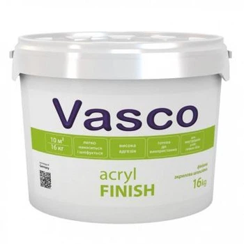 Шпаклівка акрилова Vasco Acryl Finish 16 кг