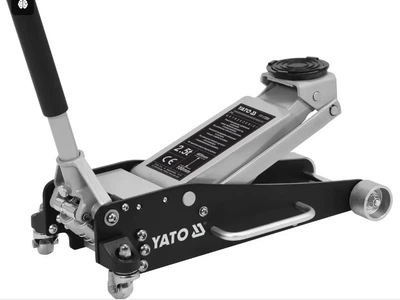 Домкрат гидравлический подкатный Yato h100-465мм 2,5т (YT-17205)