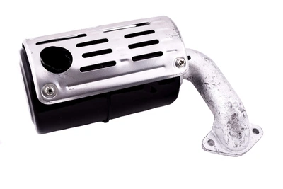 Глушитель м/б 190N (12Hp) (круглый, крепления на 2 болта, без колена) MPARTS