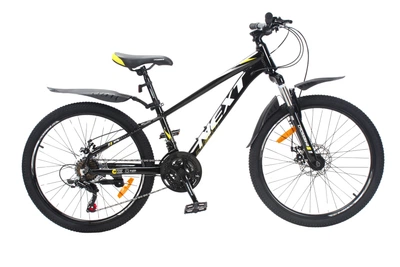 Велосипед Crossbike Next 2025 24" 11" Чорний-Жовтий