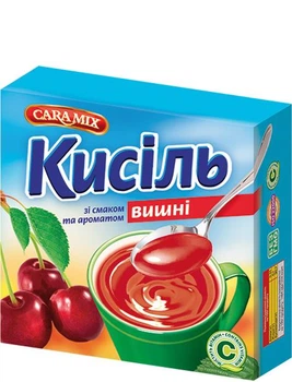 Кисіль зі смаком Вишні 150г ТМ Caramix