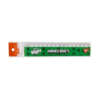 Лінійка Yes 15 см Minecraft