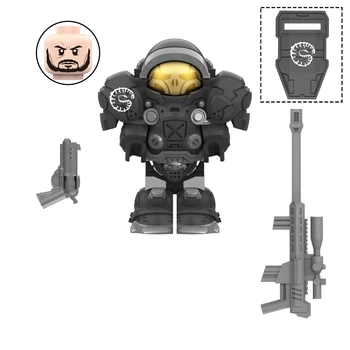 Фигурка для конструктора Джим Рейнор персонаж вселенной StarCraft Старкрафт MY801