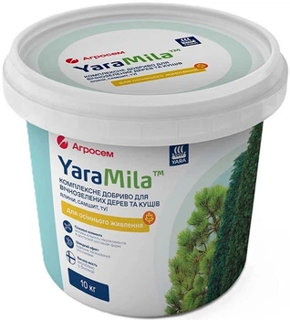 Удобрение для вечнозеленых деревьев и кустов Осень YaraMila 10 кг