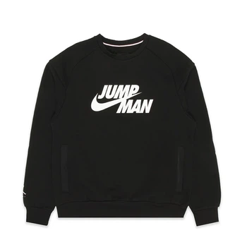 Кофта мужская Jordan Jmpmn Flc Crew XL Чорно-білий DJ0240-010