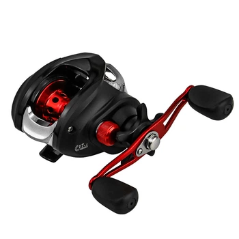 Катушка мультипликаторная для спиннинга Reelsking GLE 201 Black-Red Left