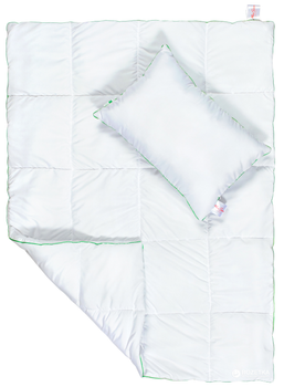 Набір дитячий зимовий MirSon Ковдра Eco Ecosilk 852 Зима 110x140 + Подушка 40x60 см (2200000247131)