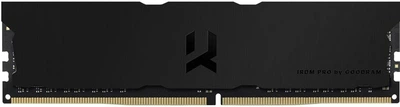 Модуль пам'яті GoodRam DDR4 16Gb 3600MHz IRDM PRO Deep Black, Retail (IRP-K3600D4V64L18S/16G#)