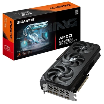 Відеокарта AMD Radeon RX 9070 XT 16 GB GDDR6 Gaming OC Gigabyte (GV-R9070XTGAMING OC-16GD) ( Black )
