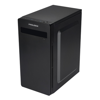 Корпус Prologix E101 500W 12см, 2xUSB3.0, Black ( Black )