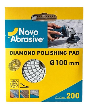 Диск алмазний полірувальний NovoAbrasive (черепашка) Р200, 100 мм (NADP100200)