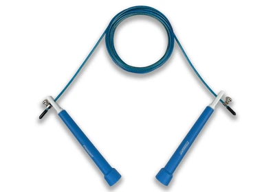 Скоростная скакалка EasyFit Speed Cable Rope 3 м для похудения, синяя